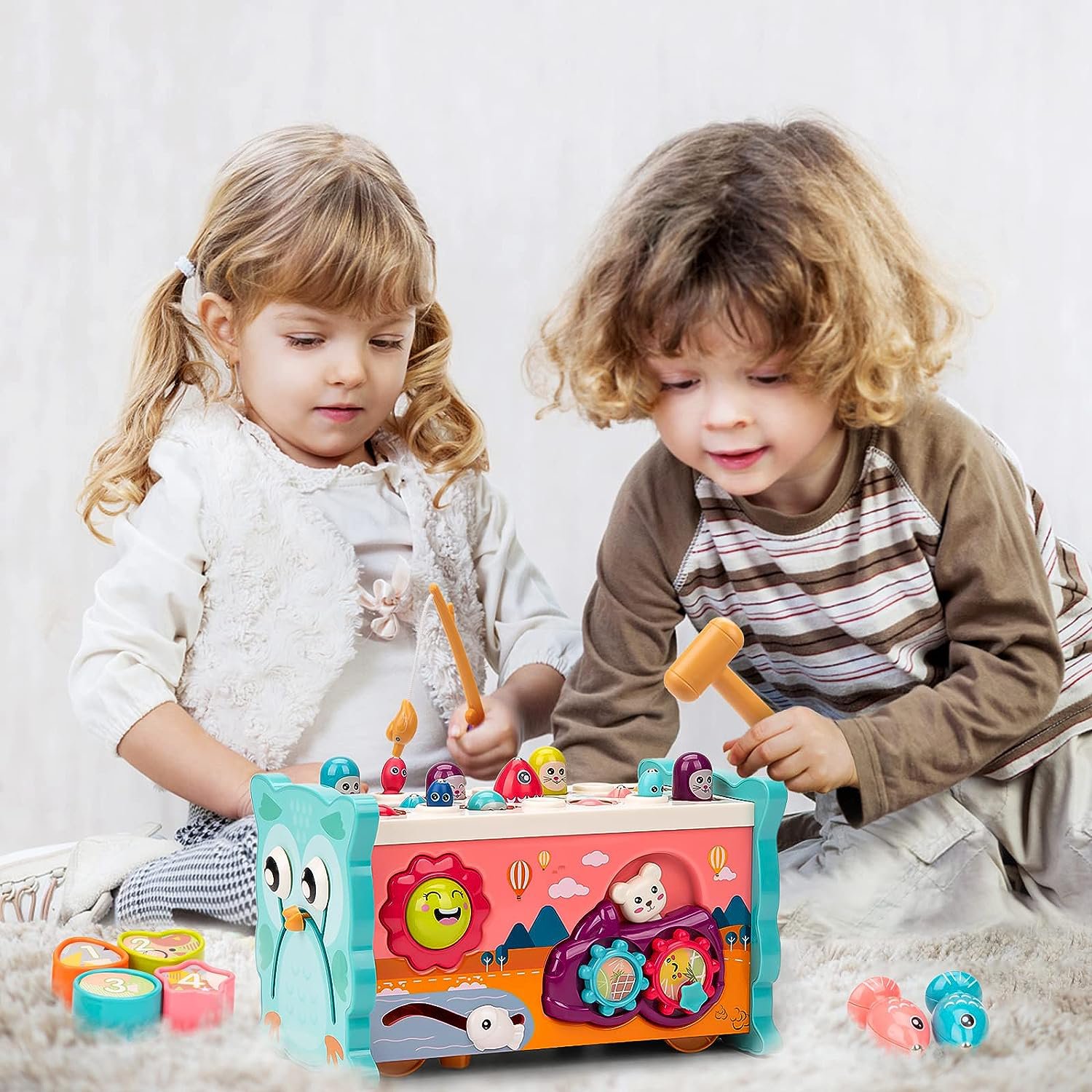 1 Conjunto De Juguetes Montessori De Tamaño Pequeño Para Niños De