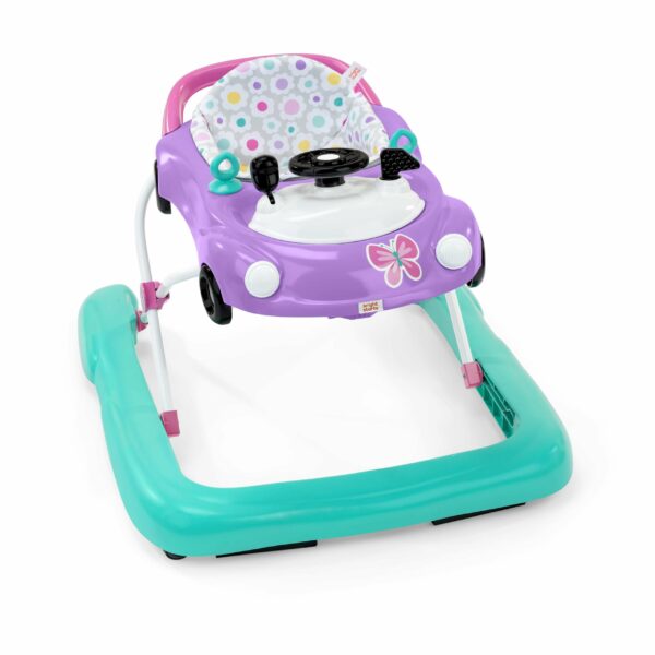 Bright Starts Little Speedster - Andador de coche 3 en 1, color morado