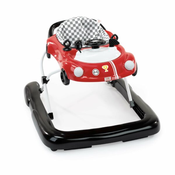 Bright Starts Little Speedster - Andador de coche 3 en 1, corredor rojo